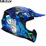 CASCO CGM ROCKY WINNER blu azzurro opaco S young (47 - 48 cm)