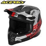 CASCO PROFILE JUNIOR-BAMBINO NERO-ROSSO 52 (L) ECE 22-06