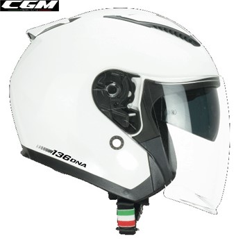 CASCO CGM DNA MONO bianco lucido 22.06 2XL-63