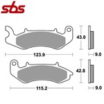 CP. PASTIGLIE FRENO 961HF BENELLI-KEEWAY (FD.0581) OEM 45110T800000