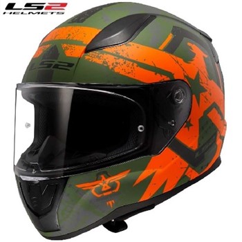 CASCO LS2 FF353 Integrale RAPID II THUNDER BIRDS M.ORANGE 22.06 S-56
