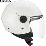 CASCO CGM FLO MONO BIANCO VISIERA LUNGA L-60 22.06 CASCO CGM FLO MONO BIANCO VISIERA LUNGA L-60 22.06