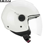 CASCO CGM FLO MONO BIANCO VISIERA LUNGA M1-57 22.06