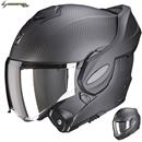 CASCO SCORPION MODULARE EXO-TECH EVO CARBON NERO OPACO 2XL- 22.06