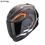 CASCO SCORPION INTEGRALE EXO-491 KRIPTA nero-arancia-bianco S-56 22.06