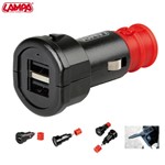 Uni-Tech, caricabatteria universale 2 porte Usb - Fast Charge - 2700 mA