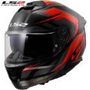 CASCO LS2 FF808 STREAM II FURY BLACK-RED L-60 22.06