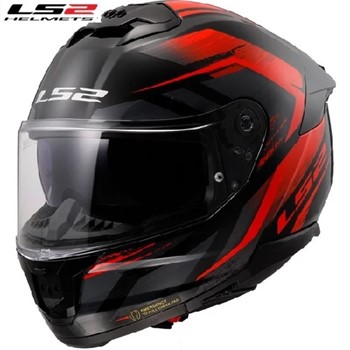 CASCO LS2 FF808 STREAM II FURY BLACK-RED L-60 22.06
