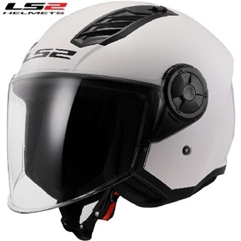 CASCO LS2 OF616 AIRFLOW II SOLID GLOSS WHITE 22-06 XS-54