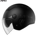 Casco Demi-Jet MPH AIRE MATT BLACK S-56 22.06