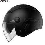 Casco Demi-Jet MPH AIRE MATT BLACK XL-61 22.06