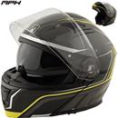 Casco modulare MPH RAPTOR BLACK TITANIUM-YELLOW M-58 22.06