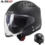 CASCO LS2 JET OF600 COPTER II SOLID MATT BLACK 22.06 L-60