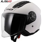 CASCO LS2 OF616 AIRFLOW II SOLID GLOSS WHITE 22-06 L-60