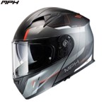 Casco modulare MPH RAPTOR SPACE BLACK-TITANIUM-RED L-60 22.06