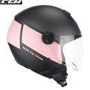 CASCO CGM FLO STEP antracite rosa satinato  visiera lunga M2-58 22.06