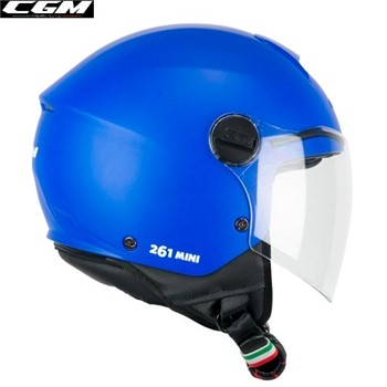 CASCO CGM 261A MINI MONO azzurro opaco Vis Lunga YM-49 young 22.06