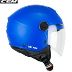 CASCO CGM 261A MINI MONO azzurro opaco Vis Lunga YXL-52 young 22.06 CASCO CGM 261A MINI MONO azzurro opaco Vis Lunga YXL-52 young 22.06