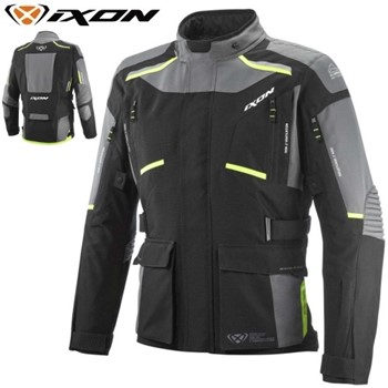 Giacca Ixon Midgard nero grigio giallo fluo XL-52