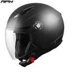 Casco Demi-Jet MPH STAR MATT BLACK S-56 22.06