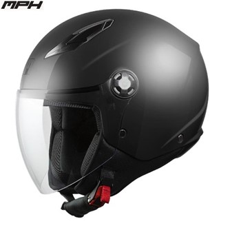 Casco Demi-Jet MPH STAR MATT BLACK XS-54 22.06