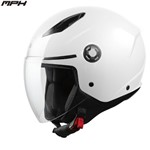 Casco Demi-Jet MPH STAR GLOSS WHITE L-60 22.06