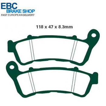 PASTIGLIE FRENO EBC HONDA CBR 250 2011 (FD.0385)