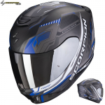 SCORPION INTEGRALE EXO-391 HAUT Nero opaco-arg-blu XXL-63 22.06 (In Esau SCORPION INTEGRALE EXO-391 HAUT Nero opaco-arg-blu XXL-63 22.06 (In Esau