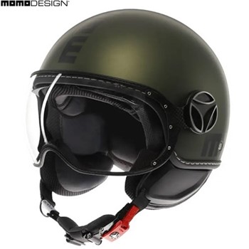 MOMO FIGHTER CLASSIC 22.06 Matt Military green-black L-60