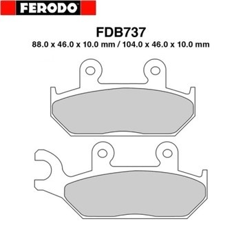 PASTIGLIE FRENO FERODO YAMAHA (FD.0167)