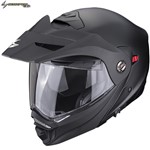 CASCO SCORPION MODULARE ADX-2 NERO PERLA OPACO L-60 22.06