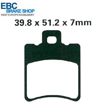 PASTIGLIE FRENO EBC- APRILIA AMICO 50 all models 92 => FD 0196