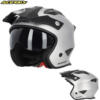CASCO ACERBIS JET ARIA METALLIC SILVER L-60 ECE 22-06