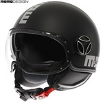 MOMO FIGHTER EVO 22.06 Matt black-silver M-58 MOMO FIGHTER EVO 22.06 Matt black-silver M-58