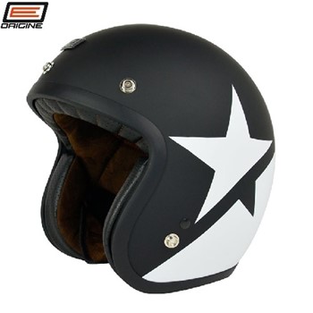 CASCO ORIGINE PRIMO STAR WHITE BLACK MATT 22.06 XL-61