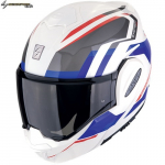 CASCO SCORPION MODULARE EXO-TECH EVO FURIO bianco-rosso-blu L-60 22.06 CASCO SCORPION MODULARE EXO-TECH EVO FURIO bianco-rosso-blu L-60 22.06