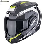 SCORPION MODULARE EXO TECH EVO CARBON COSY nero-neon giallo L-60 22.06