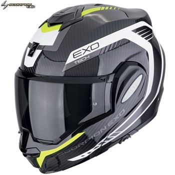 SCORPION MODULARE EXO TECH EVO CARBON COSY nero-neon giallo M-58 22.06