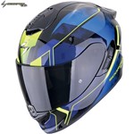 SCORPION INTEG. EXO-1400 EVO II AIR INTENSIO nero-blu L-60 22-06 SCORPION INTEG. EXO-1400 EVO II AIR INTENSIO nero-blu L-60 22-06