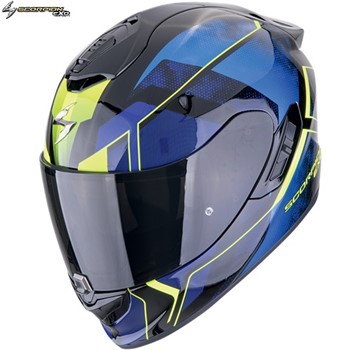 SCORPION INTEG. EXO-1400 EVO II AIR INTENSIO nero-blu L-60 22-06