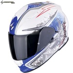 CASCO SCORPION INTEGRALE EXO-491 RUN bianco-blu L-60 22.06 CASCO SCORPION INTEGRALE EXO-491 RUN bianco-blu L-60 22.06