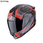 SCORPION INTEG. EXO-1400 EVO II AIR LINART nero-rosso L-60 22-06 SCORPION INTEG. EXO-1400 EVO II AIR LINART nero-rosso L-60 22-06