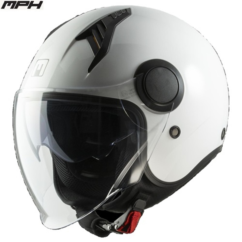 Casco Demi-Jet MPH NEW ONE GLOSS WHITE XL-61 ECE 22.06