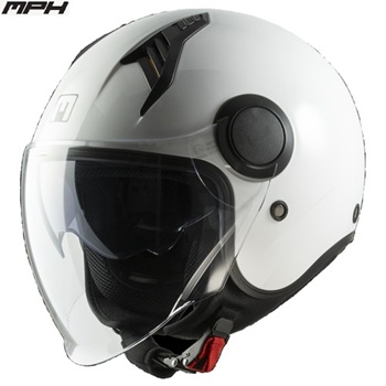 Casco Demi-Jet MPH NEW ONE GLOSS WHITE XL-61 ECE 22.06