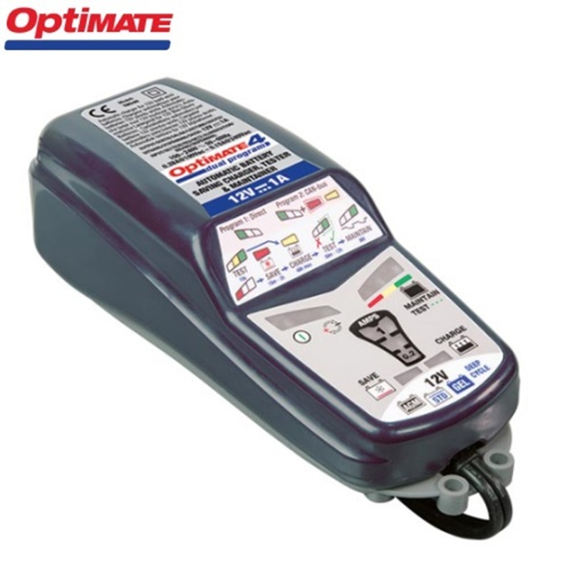 CARICABATTERIE OPTIMATE 4 DUAL PROGRAM 1A