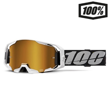 OCCHIALE 100% ARMATIC RAPIDRACER LENTE A SPECCHIO ORO (461388)