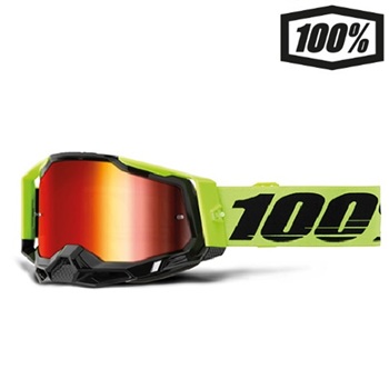 OCCHIALE 100% RACECRAFT 2 NEON YELLOW LENTE A
SPECCHIO ROSSA (461375)