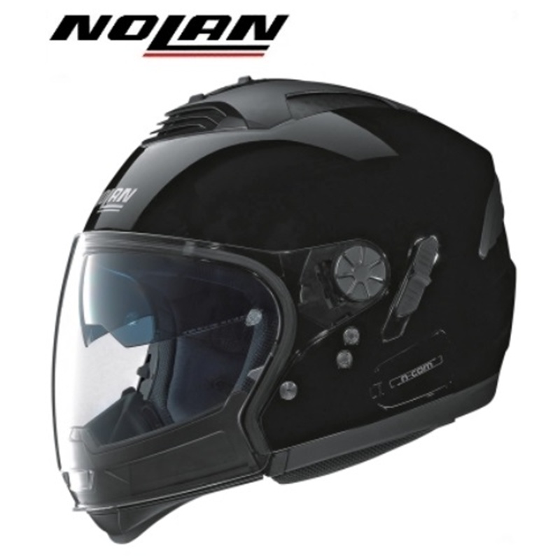 CASCO NOLAN N43 AIR N-COM NERO LUCIDO 3 XS (In Esaurimento) CASCO NOLAN N43 AIR N-COM NERO LUCIDO 3 XS (In Esaurimento)