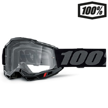 OCCHIALE 100% ACCURI 2 OTG BLACK LENTE TRASPARENTE (461366)