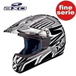 CASCO AXO CROSS SX1 NERO-GRIGIO M-58 (In Esaurimento)